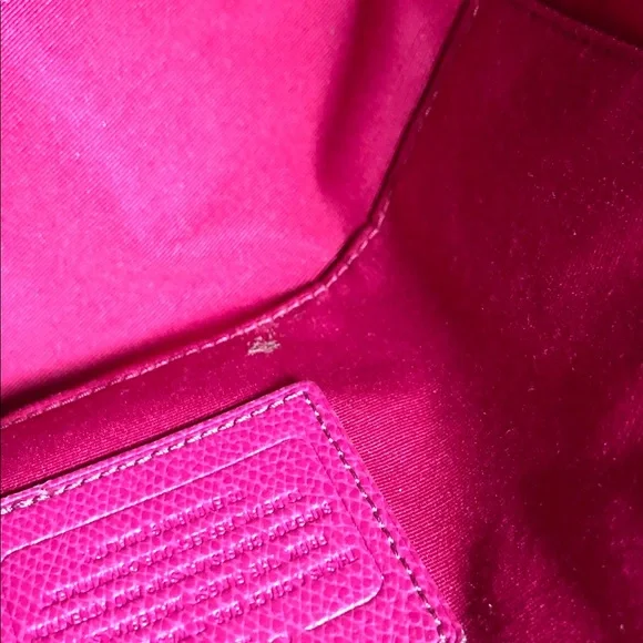Coach Pink Cranberry Leather Tote (BG1) - Picture 9 of 13